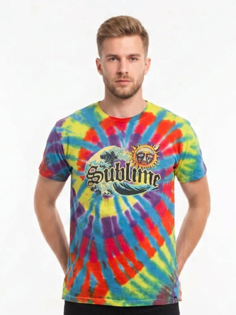 Mens Sublime Tie-Dye band  TShirt